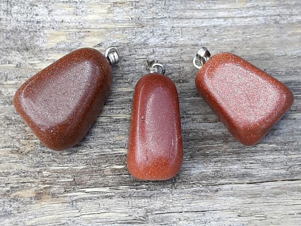 Edelsteen Goudsteen hanger